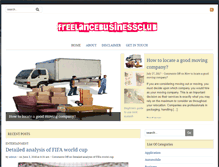 Tablet Screenshot of freelancebusinessclub.com